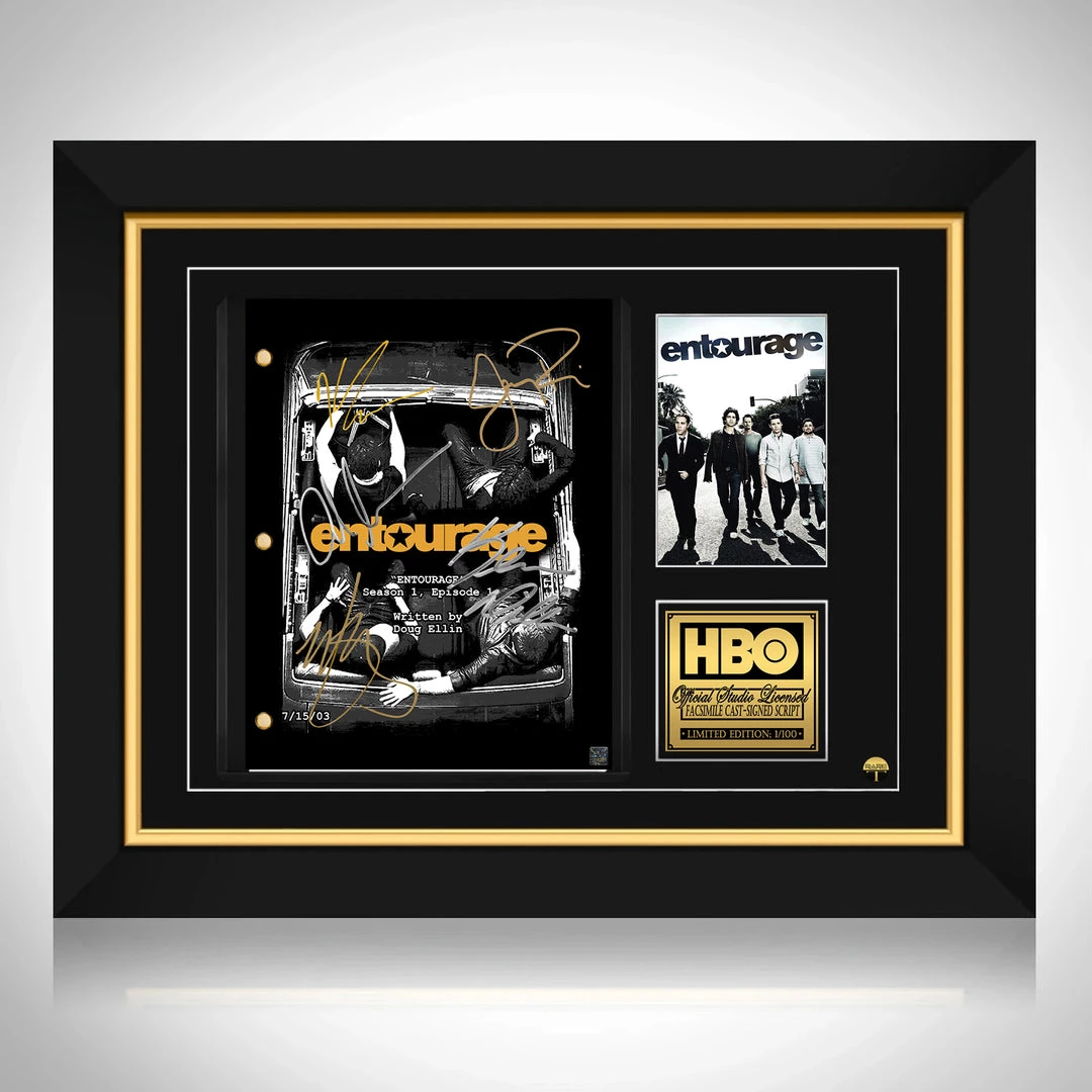 RARE-T Limited Edition Frames Entourage Script Limited Signature Edition Studio Licensed Custom Frame 1 RARE-T Limited Edition Frames Entourage Script Limited Signature Edition Studio Licensed Custom Frame