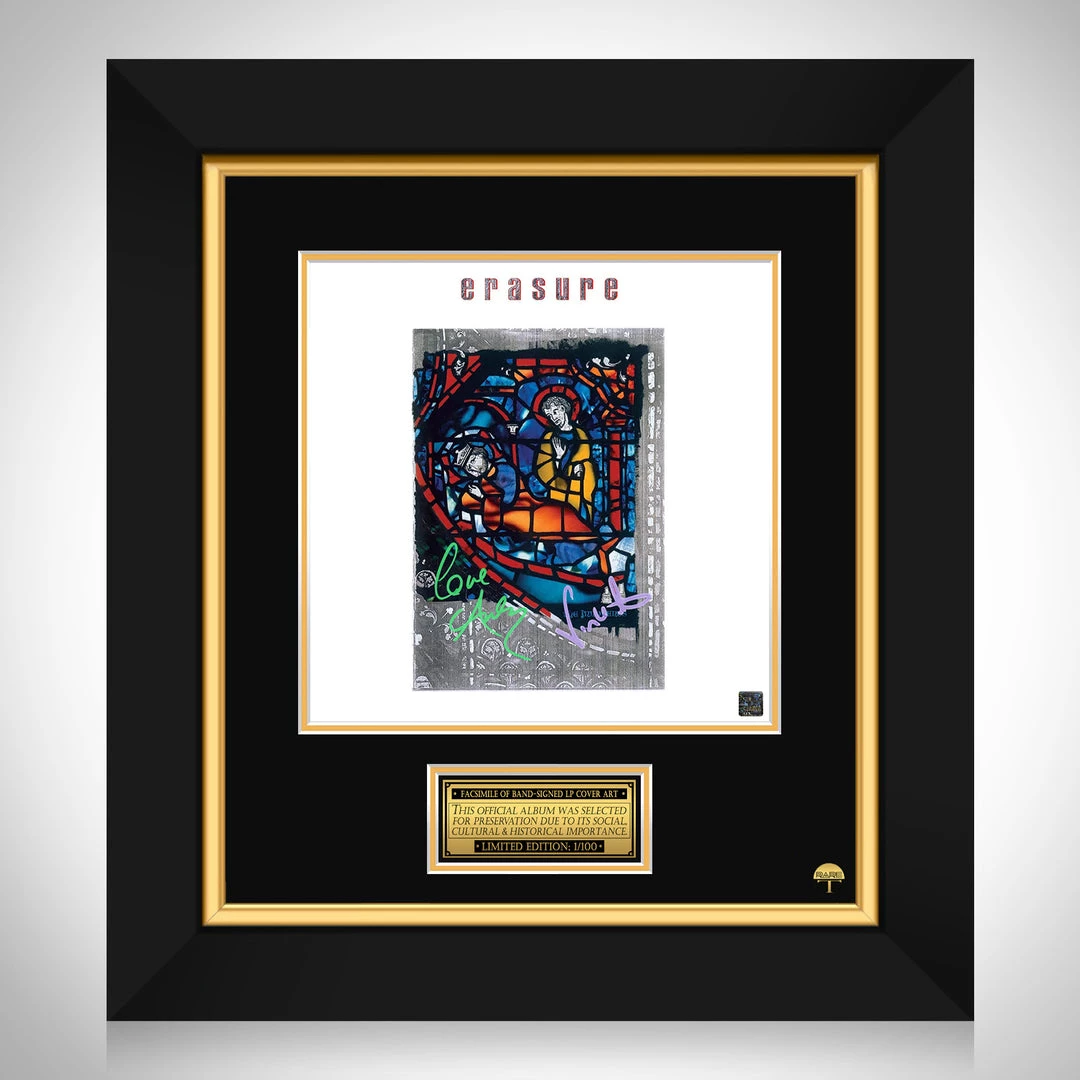 RARE-T Erasure - The Innocents LP Cover Limited Signature Edition Studio Licensed Custom Frame 1 RARE-T Erasure - The Innocents LP Cover Limited Signature Edition Studio Licensed Custom Frame