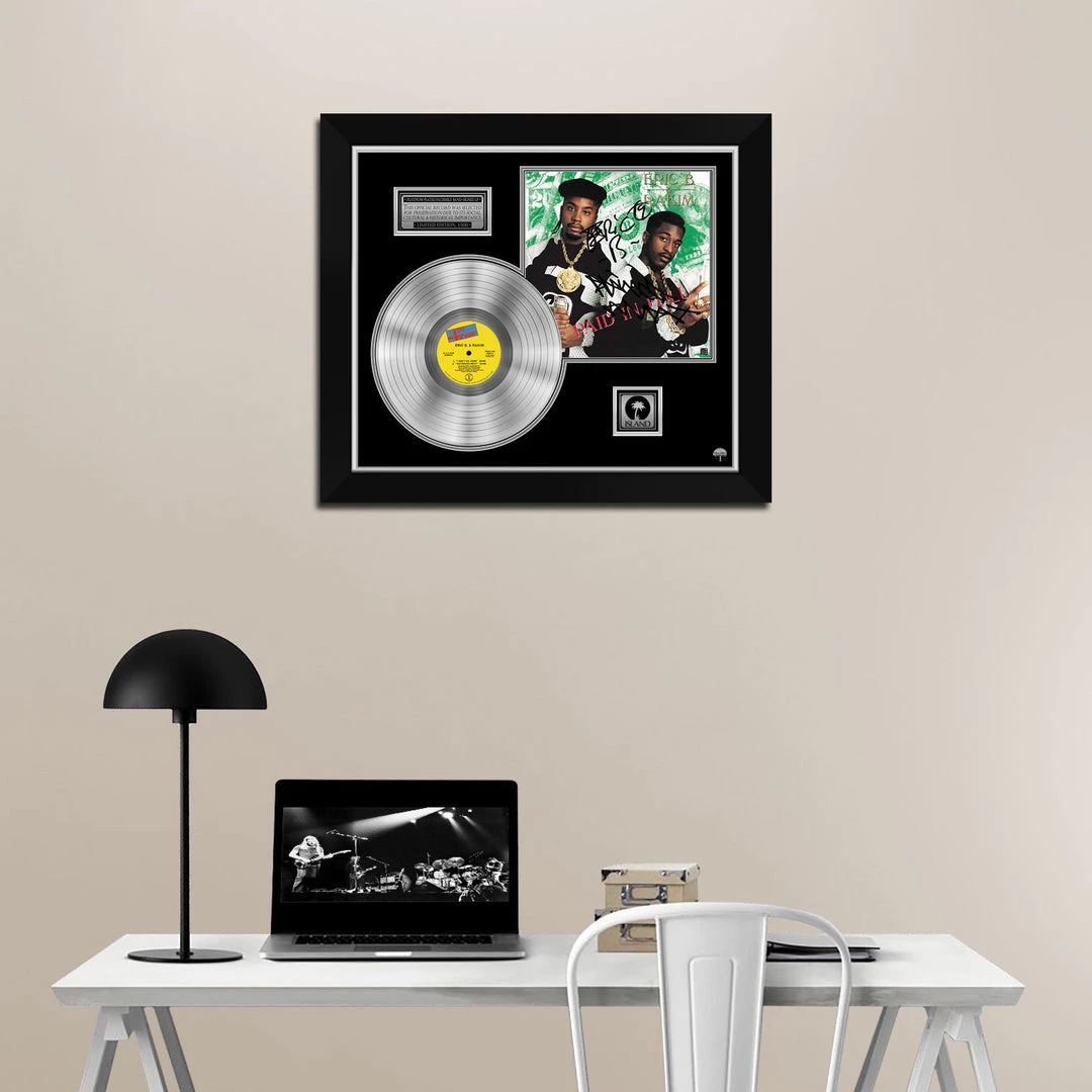 RARE-T Limited Edition Frames Eric B. & Rakim - Paid In Full Platinum LP Limited Signature Edition Studio Licensed Custom Frame 2 RARE-T Limited Edition Frames Eric B. & Rakim - Paid In Full Platinum LP Limited Signature Edition Studio Licensed Custom Frame