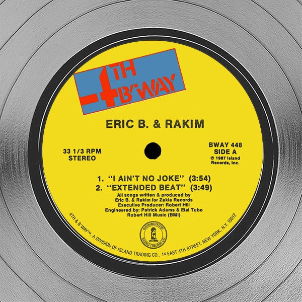 RARE-T Limited Edition Frames Eric B. & Rakim - Paid In Full Platinum LP Limited Signature Edition Studio Licensed Custom Frame 5 RARE-T Limited Edition Frames Eric B. & Rakim - Paid In Full Platinum LP Limited Signature Edition Studio Licensed Custom Frame