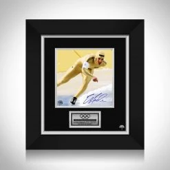 RARE-T Eric Heiden Photo Limited Signature Edition Studio Licensed Custom Frame NEW 15 RARE-T Eric Heiden Photo Limited Signature Edition Studio Licensed Custom Frame NEW