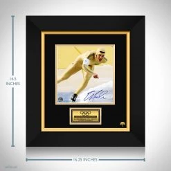 RARE-T Eric Heiden Photo Limited Signature Edition Studio Licensed Custom Frame NEW 10 RARE-T Eric Heiden Photo Limited Signature Edition Studio Licensed Custom Frame NEW