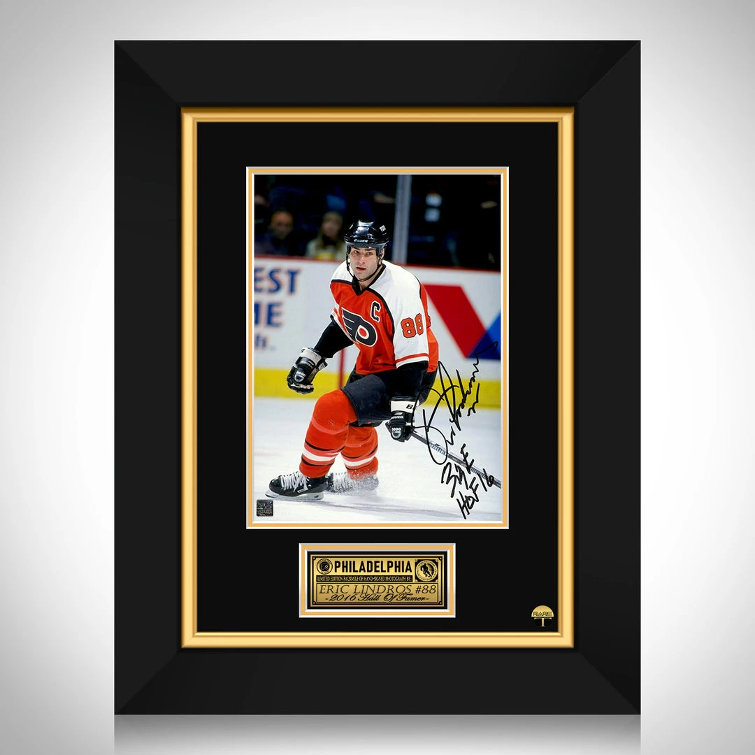RARE-T Philadelphia Flyers - Eric Lindros Photo Limited Signature Edition Studio Licensed Custom Frame 1 RARE-T Philadelphia Flyers - Eric Lindros Photo Limited Signature Edition Studio Licensed Custom Frame