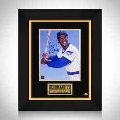 RARE-T Chicago Cubs - Ernie Banks Photo Limited Signature Edition Studio Licensed Custom Frame