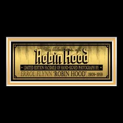 RARE-T NEW The Adventures Of Robin Hood Photo Limited Signature Edition Studio Licensed Custom Frame 12 RARE-T NEW The Adventures Of Robin Hood Photo Limited Signature Edition Studio Licensed Custom Frame