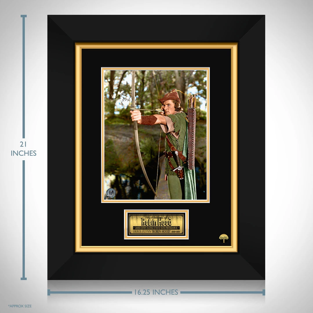 RARE-T NEW The Adventures Of Robin Hood Photo Limited Signature Edition Studio Licensed Custom Frame 3 RARE-T NEW The Adventures Of Robin Hood Photo Limited Signature Edition Studio Licensed Custom Frame