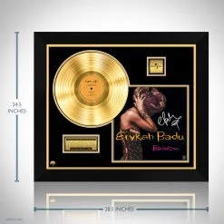 RARE-T Erykah Badu - Baduizm Gold LP Limited Signature Edition Studio Licensed Custom Frame 12 RARE-T Erykah Badu - Baduizm Gold LP Limited Signature Edition Studio Licensed Custom Frame