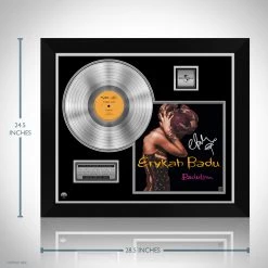 RARE-T Limited Edition Frames Erykah Badu - Baduizm Platinum LP Limited Signature Edition Studio Licensed Custom Frame