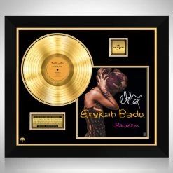 RARE-T Erykah Badu - Baduizm Gold LP Limited Signature Edition Studio Licensed Custom Frame