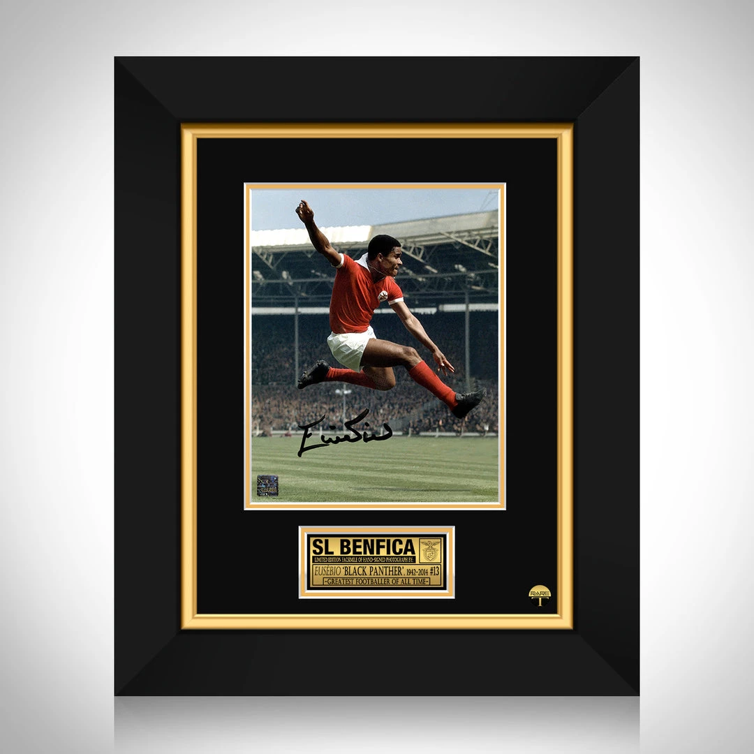RARE-T S.L.Benfica Portugal - Eusébio Photo Limited Signature Edition Studio Licensed Custom Frame 1 RARE-T S.L.Benfica Portugal - Eusébio Photo Limited Signature Edition Studio Licensed Custom Frame
