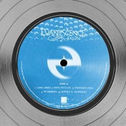 RARE-T Limited Edition Frames Evanescence Fallen Platinum LP Limited Signature Edition Studio Licensed Custom Frame 12 RARE-T Limited Edition Frames Evanescence Fallen Platinum LP Limited Signature Edition Studio Licensed Custom Frame