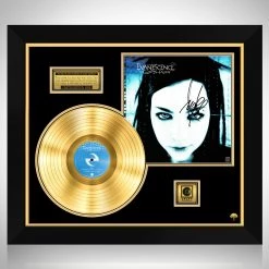 RARE-T Evanescence Fallen Gold LP Limited Signature Edition Studio Licensed Custom Frame