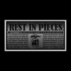 RARE-T The Expendables 3 Limited Signature Edition Studio Licensed Mini Poster Custom Frame Limited Edition Frames