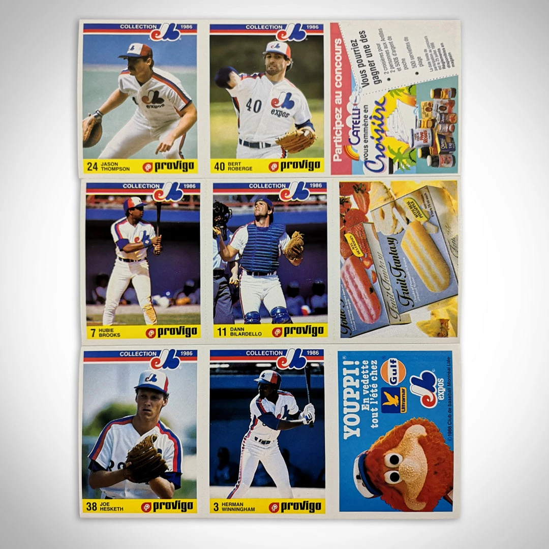 RARE-T Montreal Expos- Vintage 1987 Set Of 14 Provigo Coupon Baseball Cards Sports Memorabilia 5 RARE-T Montreal Expos- Vintage 1987 Set Of 14 Provigo Coupon Baseball Cards Sports Memorabilia