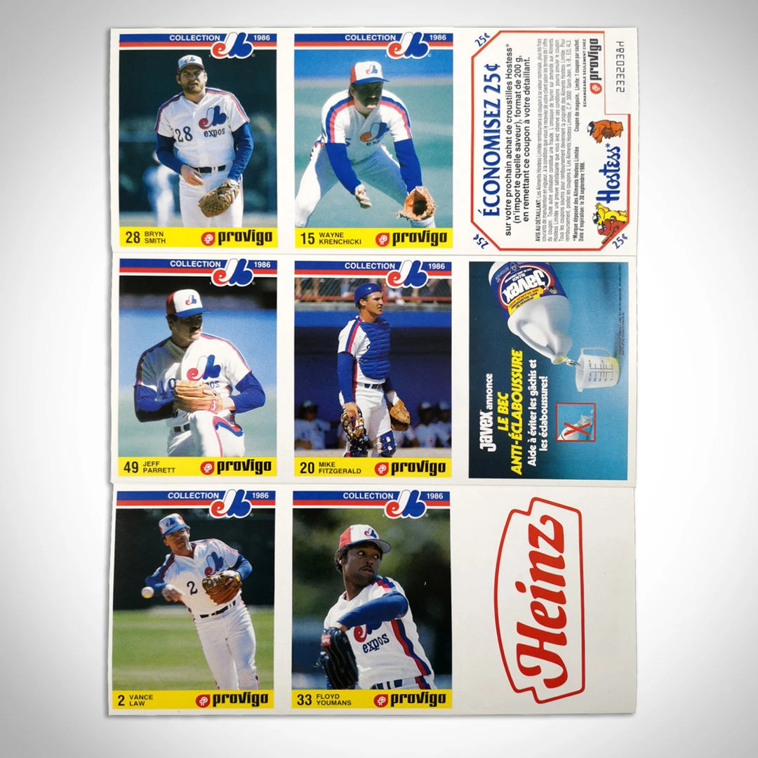 RARE-T Montreal Expos- Vintage 1987 Set Of 14 Provigo Coupon Baseball Cards Sports Memorabilia 6 RARE-T Montreal Expos- Vintage 1987 Set Of 14 Provigo Coupon Baseball Cards Sports Memorabilia