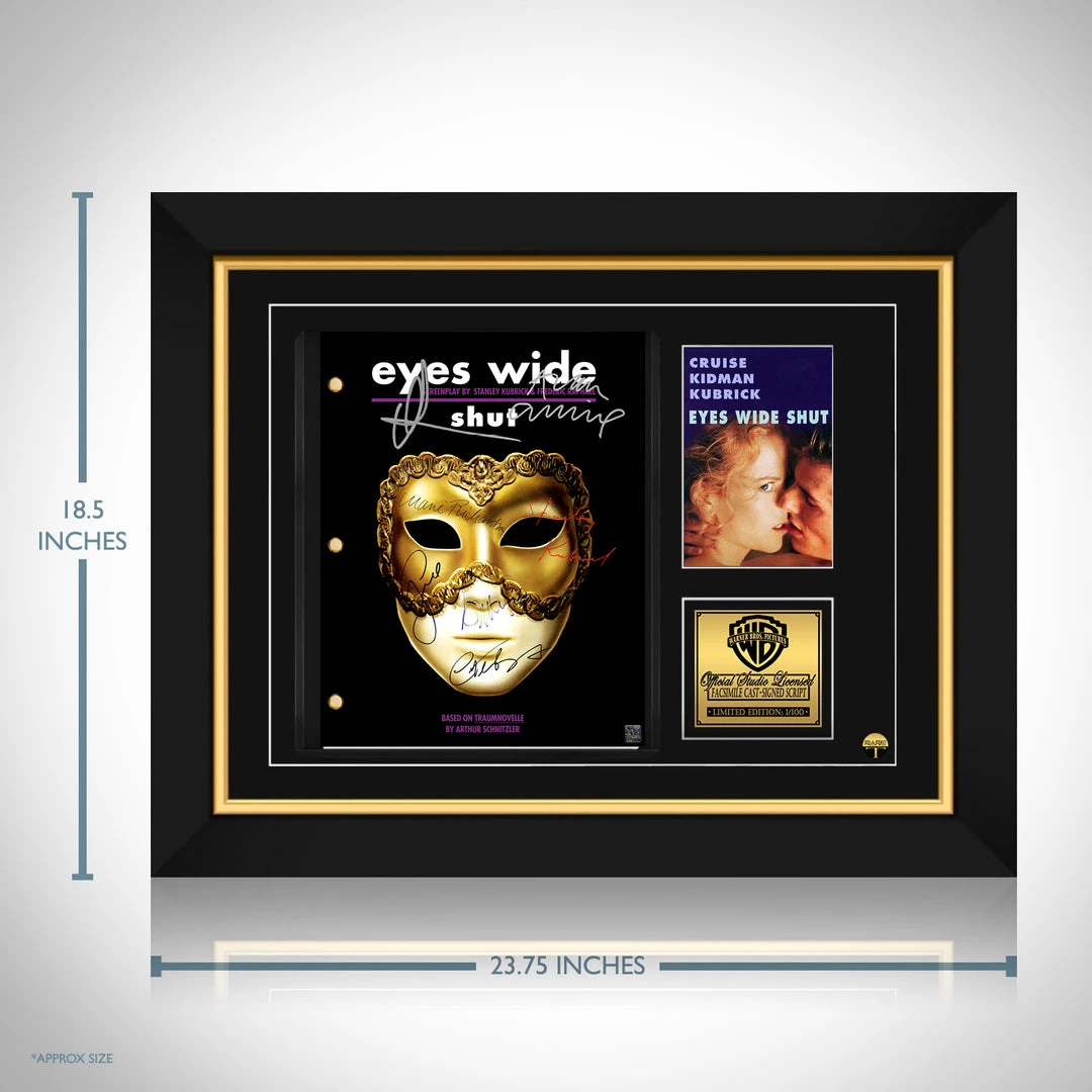 RARE-T Limited Edition Frames Eyes Wide Shut Script Limited Signature Edition Studio Licensed Custom Frame 3 RARE-T Limited Edition Frames Eyes Wide Shut Script Limited Signature Edition Studio Licensed Custom Frame