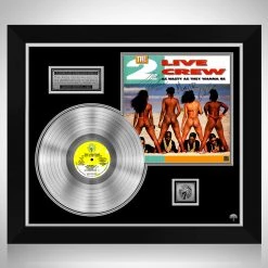 RARE-T Live Crew As Nasty As They Wanna Be Platinum LP Limited Signature Edition Studio Licensed Custom Frame