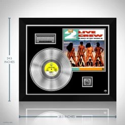 RARE-T Live Crew As Nasty As They Wanna Be Platinum LP Limited Signature Edition Studio Licensed Custom Frame