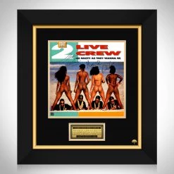 RARE-T 2 Live Crew As Nasty As They Wanna Be LP Cover Limited Signature Edition Studio Licensed Custom Frame