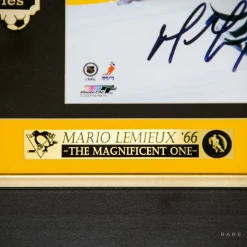 G.R.O. Mario Lemieux - Signature Edition Rare-T Exclusive Limited Edition Custom Frame Sports Memorabilia