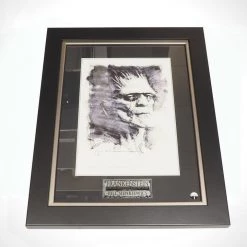 VAULT COLLECTIBLES Rare-T Exclusive 'Frankenstein - Signed By Boris Karloff' Custom Frame