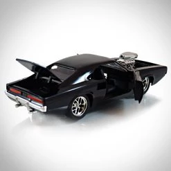 Toy Wonders Fast & Furious Dom & Dodge Charger R/T Scale Black Die-Cast Car With 2.75