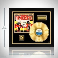Rare-T Limited Edition Frames Fabulous Thunderbirds - Girls Go Wild Gold LP Limited Signature Edition Studio Licensed Custom Frame