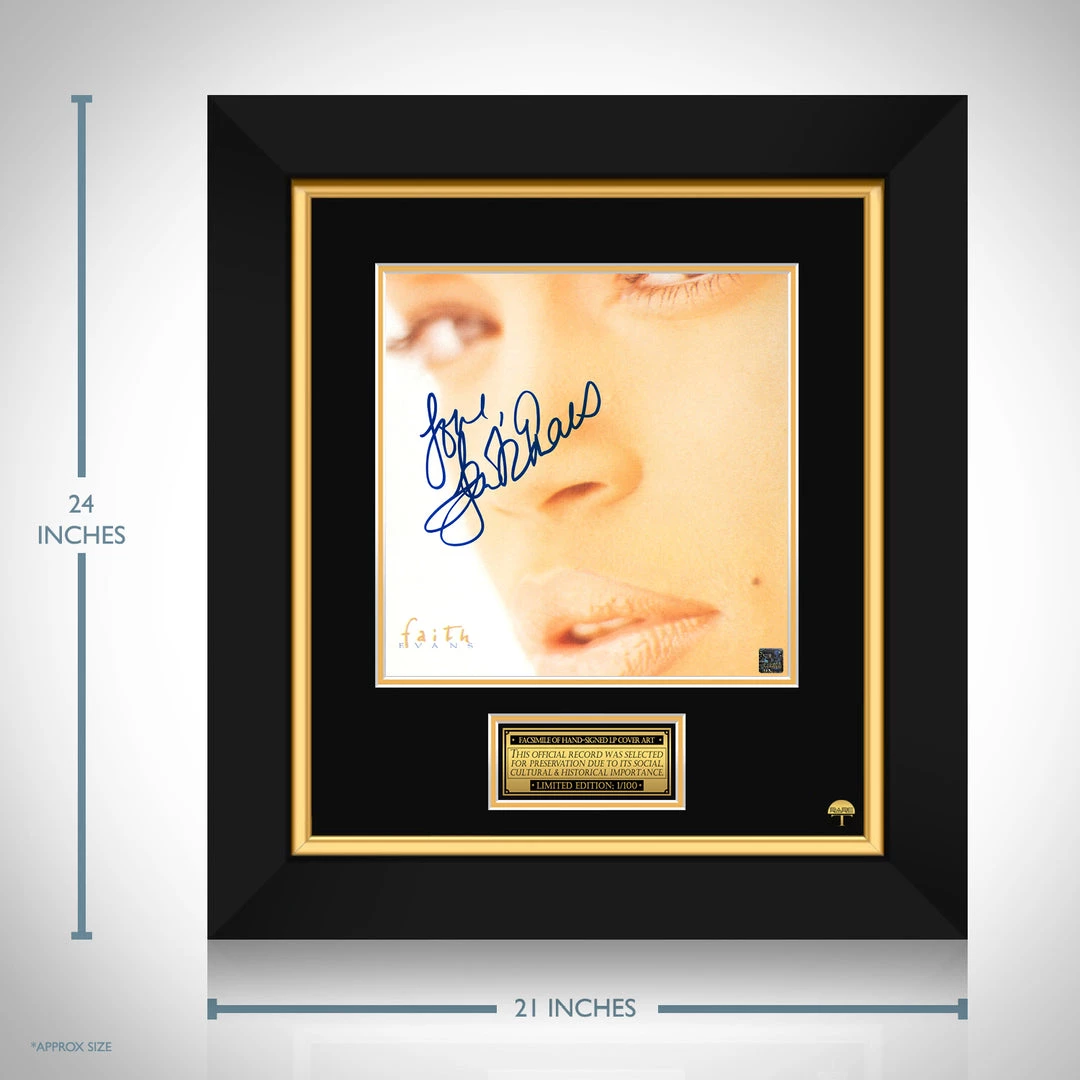 RARE-T Faith Evans - Faith LP Cover Limited Signature Edition Studio Licensed Custom Frame Limited Edition Frames 3 RARE-T Faith Evans - Faith LP Cover Limited Signature Edition Studio Licensed Custom Frame Limited Edition Frames