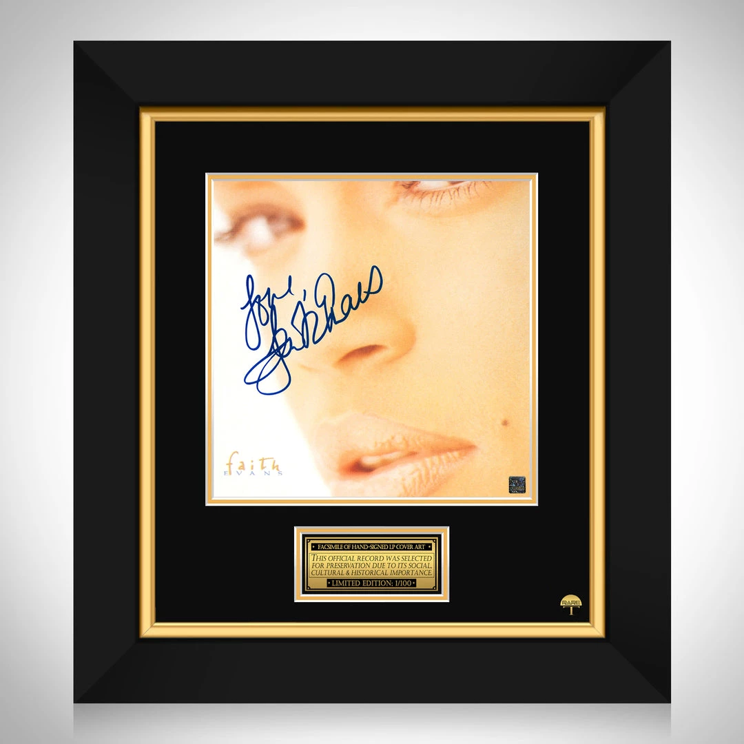 RARE-T Faith Evans - Faith LP Cover Limited Signature Edition Studio Licensed Custom Frame Limited Edition Frames 1 RARE-T Faith Evans - Faith LP Cover Limited Signature Edition Studio Licensed Custom Frame Limited Edition Frames