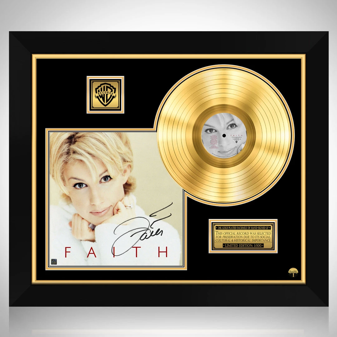 RARE-T Faith Hill - Faith Gold LP Limited Signature Edition Studio Licensed Custom Frame 1 RARE-T Faith Hill - Faith Gold LP Limited Signature Edition Studio Licensed Custom Frame