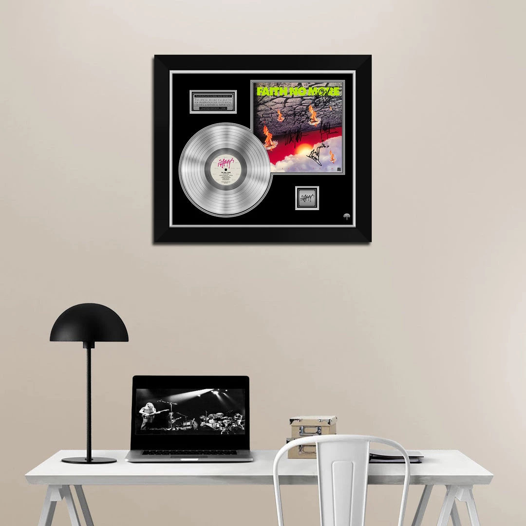 RARE-T Faith No More - The Real Thing Platinum LP Limited Signature Edition Studio Licensed Custom Frame 2 RARE-T Faith No More - The Real Thing Platinum LP Limited Signature Edition Studio Licensed Custom Frame