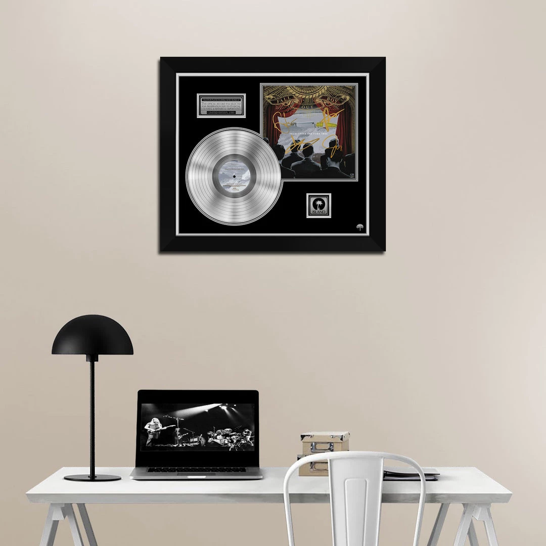 RARE-T Fall Out Boy - From Under The Cork Tree Platinum LP Limited Signature Edition Studio Licensed Custom Frame 2 RARE-T Fall Out Boy - From Under The Cork Tree Platinum LP Limited Signature Edition Studio Licensed Custom Frame