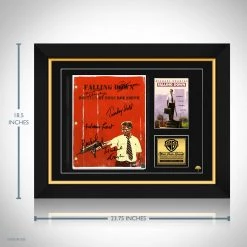 RARE-T Limited Edition Frames Falling Down Transcript Limited Signature Edition Studio Licensed Custom Frame