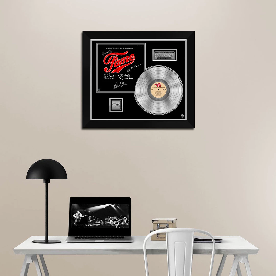 RARE-T Fame 1980 - Original Soundtrack From The Motion Picture Platinum LP Limited Signature Edition Studio Licensed Custom Frame 2 RARE-T Fame 1980 - Original Soundtrack From The Motion Picture Platinum LP Limited Signature Edition Studio Licensed Custom Frame