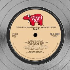RARE-T Fame 1980 - Original Soundtrack From The Motion Picture Platinum LP Limited Signature Edition Studio Licensed Custom Frame 15 RARE-T Fame 1980 - Original Soundtrack From The Motion Picture Platinum LP Limited Signature Edition Studio Licensed Custom Frame