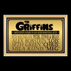 RARE-T Family Guy - The Griffins Promotional Art Limited Signature Edition Studio Licensed Custom Frame