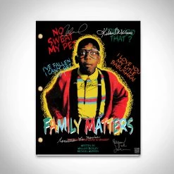 RARE-T Family Matters Transcript Limited Signature Edition Studio Licensed Custom Frame Limited Edition Frames