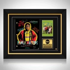 RARE-T Family Matters Transcript Limited Signature Edition Studio Licensed Custom Frame Limited Edition Frames