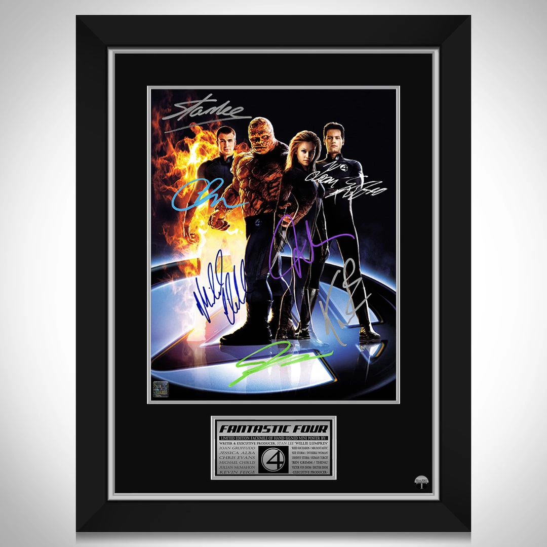 RARE-T Limited Edition Frames Fantastic Four Limited Signature Edition Studio Licensed Movie Mini Poster Custom Frame 1 RARE-T Limited Edition Frames Fantastic Four Limited Signature Edition Studio Licensed Movie Mini Poster Custom Frame