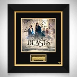 RARE-T Fantastic Beasts And Where To Find Them - Original Motion Picture Soundtrack LP Cover Limited Signature Edition Studio Licensed Custom Frame Limited Edition Frames