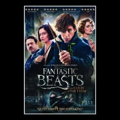 RARE-T Fantastic Beasts And Where To Find Them Script Limited Signature Edition Studio Licensed Custom Frame Limited Edition Frames
