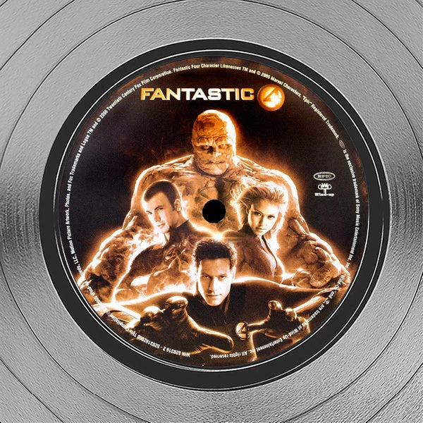 RARE-T Fantastic Four 2005 - Original Motion Picture Score Platinum LP Limited Signature Edition Studio Licensed Custom Frame 4 RARE-T Fantastic Four 2005 - Original Motion Picture Score Platinum LP Limited Signature Edition Studio Licensed Custom Frame