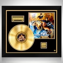 RARE-T Limited Edition Frames Fantastic Four 2005 - Original Motion Picture Score Gold LP Limited Signature Edition Studio Licensed Custom Frame