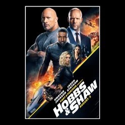 RARE-T Fast & Furious Presents Hobbs & Shaw Script Limited Signature Edition Studio Licensed Custom Frame
