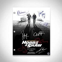 RARE-T Fast & Furious Presents Hobbs & Shaw Script Limited Signature Edition Studio Licensed Custom Frame
