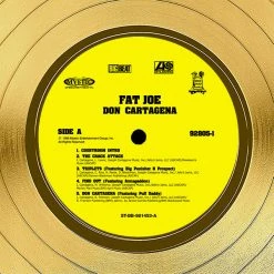 RARE-T Fat Joe - Don Cartagena Gold LP Limited Signature Edition Studio Licensed Custom Frame Limited Edition Frames 16 RARE-T Fat Joe - Don Cartagena Gold LP Limited Signature Edition Studio Licensed Custom Frame Limited Edition Frames
