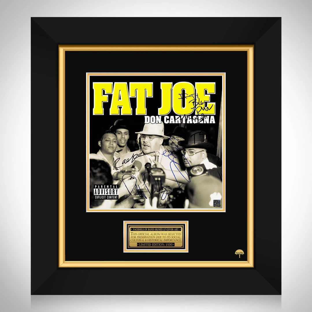 RARE-T Fat Joe - Don Cartagena LP Cover Limited Signature Edition Studio Licensed Custom Frame Limited Edition Frames 1 RARE-T Fat Joe - Don Cartagena LP Cover Limited Signature Edition Studio Licensed Custom Frame Limited Edition Frames