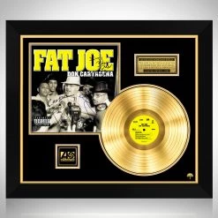 RARE-T Fat Joe - Don Cartagena Gold LP Limited Signature Edition Studio Licensed Custom Frame Limited Edition Frames
