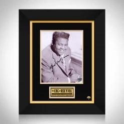 RARE-T Fats Domino Photo Limited Signature Edition Studio Licensed Custom Frame