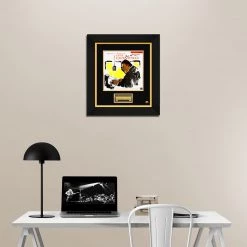 RARE-T Fats Domino - Rock And Rollin' With Fats Domino LP Cover Limited Signature Edition Studio Licensed Custom Frame Limited Edition Frames